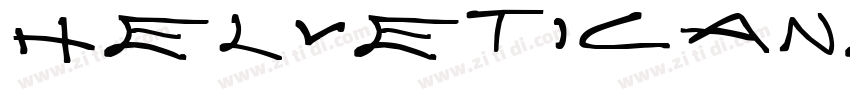 HelveticaNeueLTCYR T字体转换